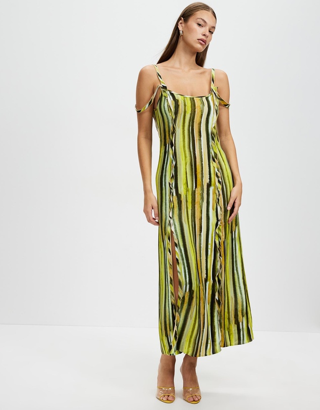 Third Form - Stroke Frill Slip Dress