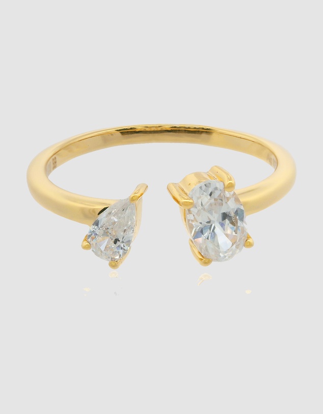 Georgini - Georgini Chic Noel Toi Et Moi Gold Ring