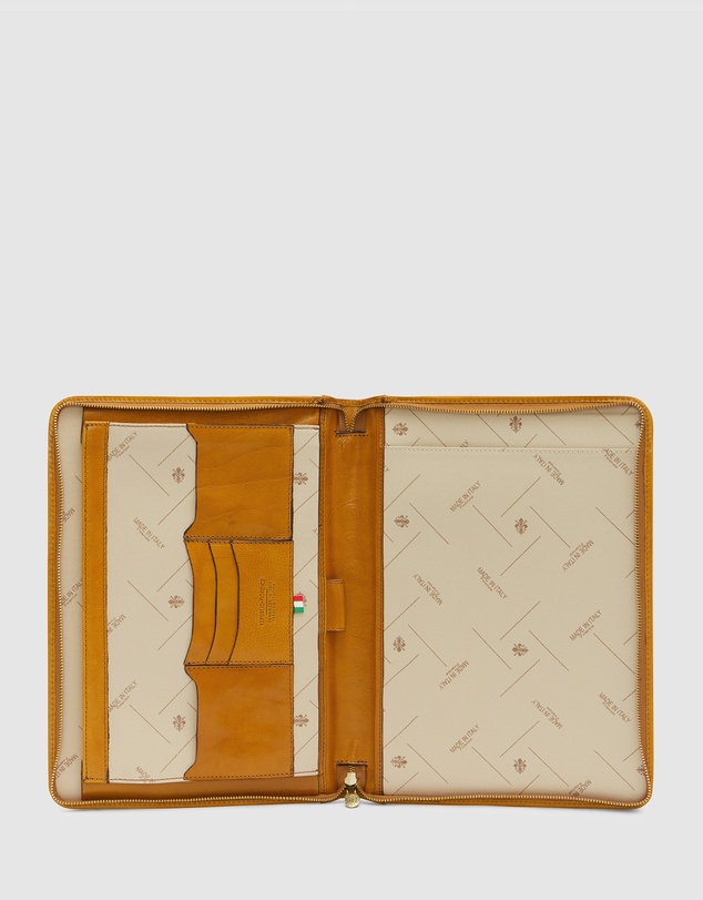 Republic of Florence - The Folio Yellow Leather A4 Compendium