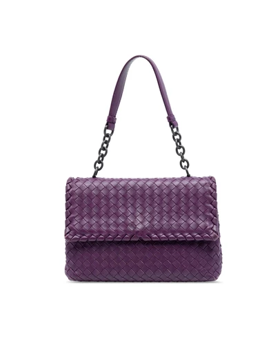 Pre-Loved by Azura Reborn - Pre-Loved Small Nappa Intrecciato Olimpia Shoulder Bag