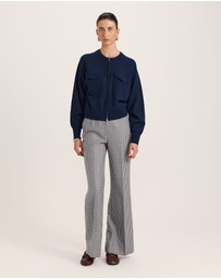 SABA - Amaya Boiled Wool Bomber