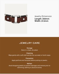 Fossil - Machine Brown Bracelet