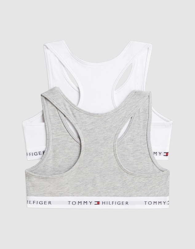 Tommy Hilfiger - 2-Pack Signature Logo Racerback Bralettes - Teens