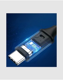 Ugreen - UGREEN USB-C 2.0 Male to USB-C 2.0 Male Cable 1m 60W Fast Charging 480 Mbps Data Transfer Braided