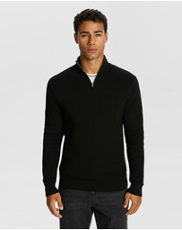 yd. - Washington Zip Cotton Knit Jumper