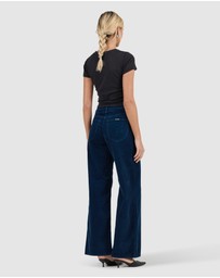Rolla's - Relaxed Sailor Jean - Teal Cord