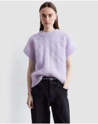 & Other Stories - Cable-Knit Mohair-Blend Vest