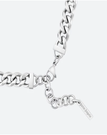 Palm Angels - Martino SS Plaque Chain Necklace