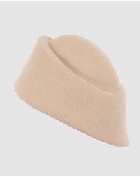 Max Alexander - Nude Winter Felt Designer Hat