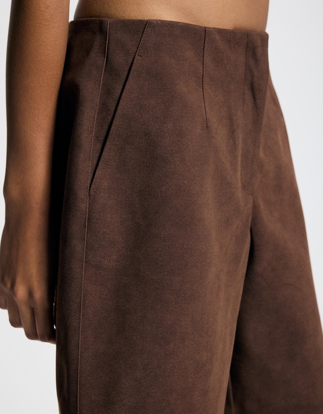 Lover - Vesper Suede Look Shorts