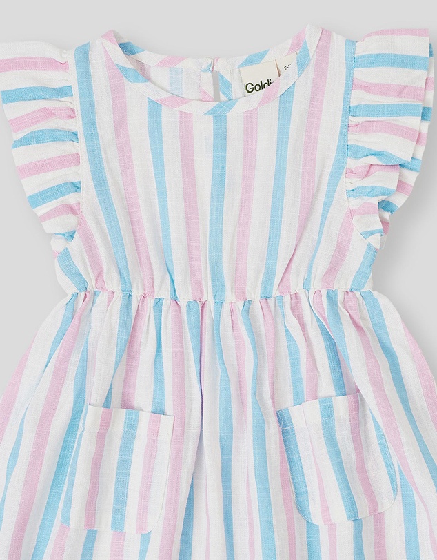 Goldie + Ace - Playtime Stripe Lyla Dress- ICONIC EXCLUSIVE- Babies-Kids