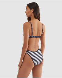 Polo Ralph Lauren - Pique Stripe Padded Triangle Bikini Top