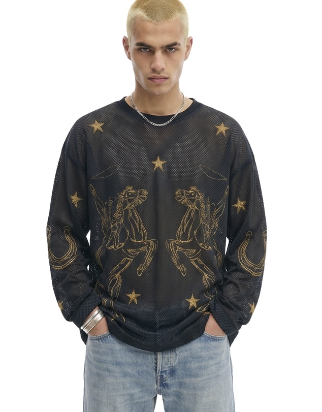 THE TALES - Cowboy Long Sleeve Football Jersey