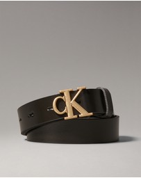Calvin Klein - Leather Logo Belt