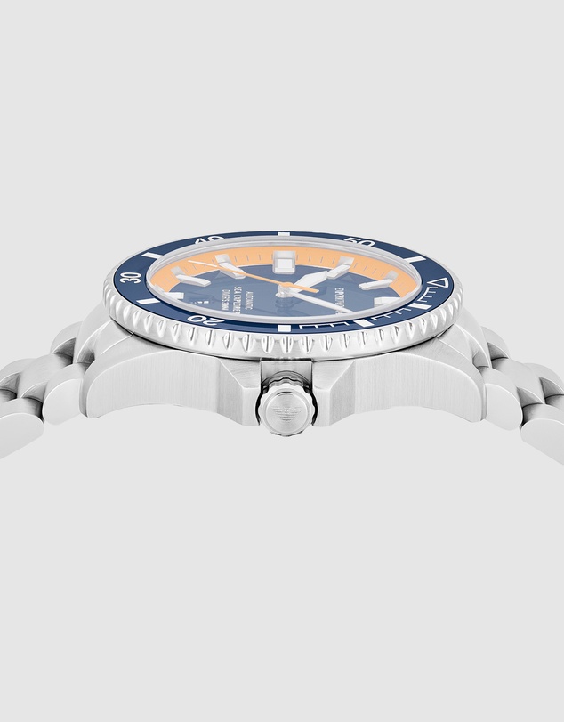 Emporio Armani - Silver Tone Analogue Watch