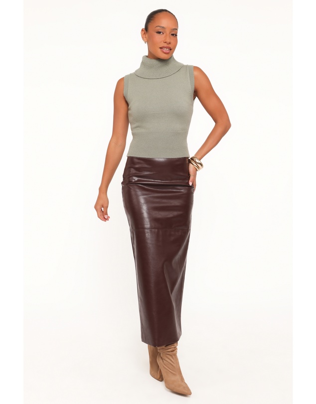 Petal & Pup - Jody Sleeveless Knit Top - Khaki