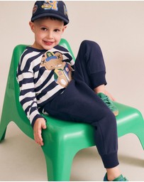 Huxbaby - Varsity Hux Stripe Top - Babies-Kids