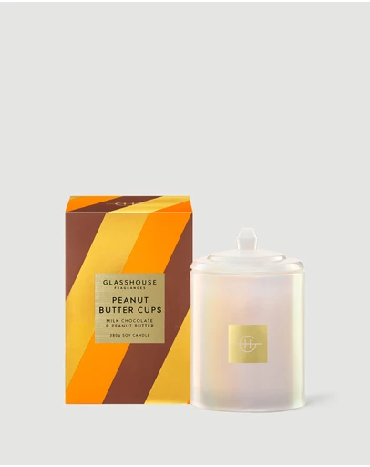 Glasshouse Fragrances - Peanut Butter Cups 380g Soy Candle