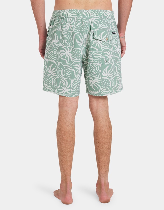 RVCA - Mens Exotica Print Elastic 17