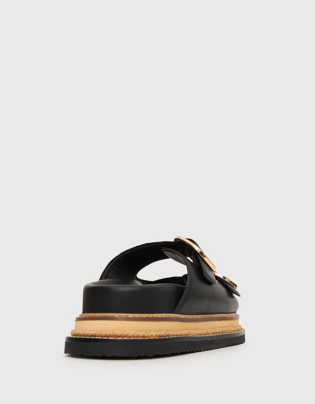 Betts - Harland Leather Flatform Slides