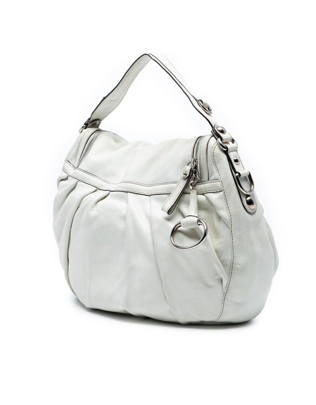 Pre-Loved by Azura Reborn - Pre-Loved Medium Pebbled Calfskin Icon Bit Satchel