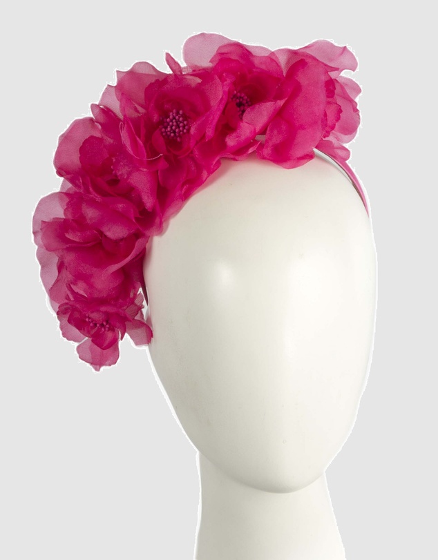 Max Alexander - Fuchsia Flower Headband Fascinator