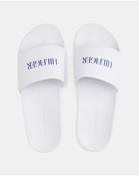 Tommy Hilfiger - Hilfiger Print Tumble Pool Slides - Men's