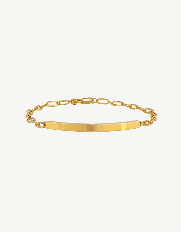 Zahar - Engravable Bar Bracelet