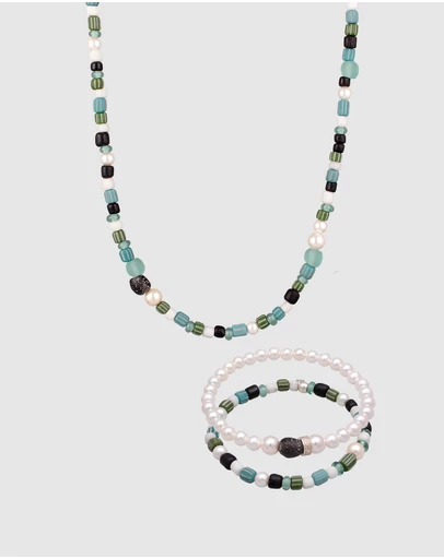 Kuzzoi - ICONIC EXCLUSIVE - Mixed Beads Jewellery Set