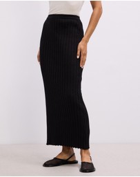 The Fated - Nessa Knit Midi Skirt