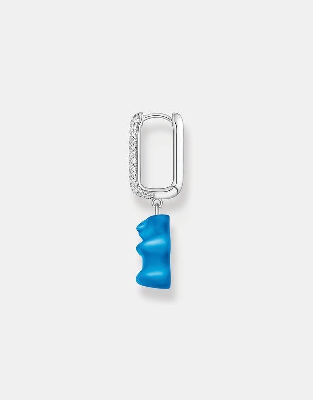 THOMAS SABO - HARIBO Blue Bear Hoop Single Earring
