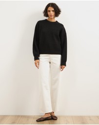 Atmos&Here - Rory Button Detail Crew Neck Jumper