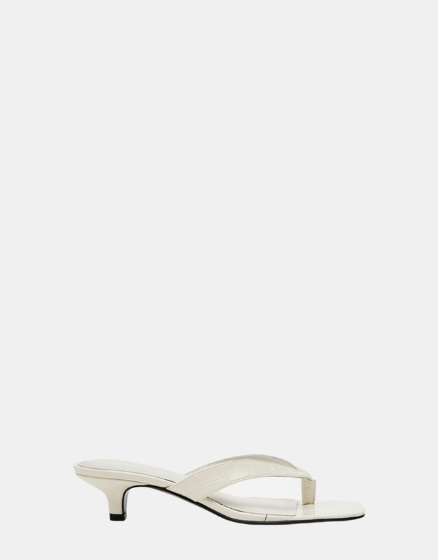 Steve Madden - Tracie White Croc Heels