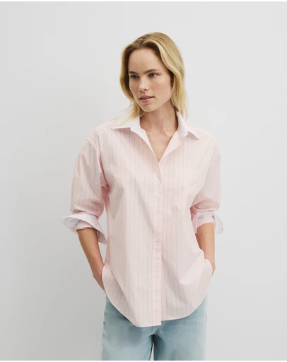 Country Road - Stripe Poplin Shirt
