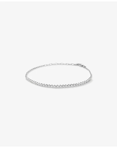 Michael Hill - 0.50 Carat TW Laboratory-Grown Diamond Tennis Bracelet in 10kt White Gold