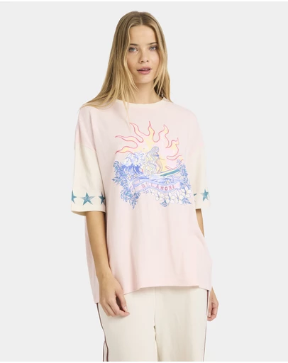 Billabong - Womens Tropics Co Ringer T-Shirt