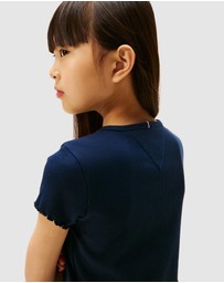 Tommy Hilfiger - Essential Rib Top SS - Teens