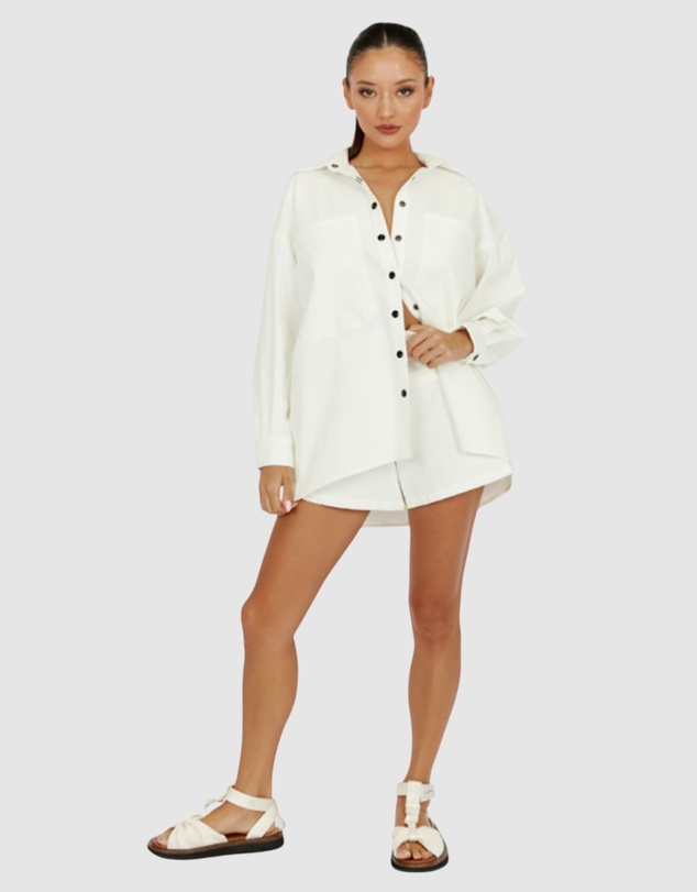 Honey and Beau - Snake Vibes Shirt Jacket