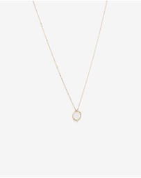 Michael Hill - Diamond Studded Circle Necklace in 10kt Yellow Gold