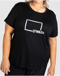 Love Your Wardrobe - LYW & Co Foil Print Tee