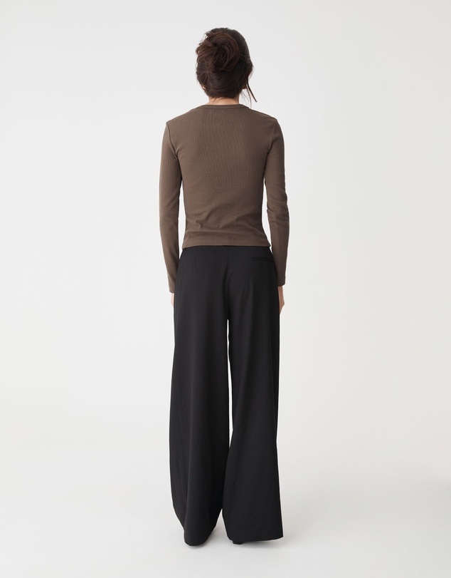 Forcast - Devon Long Sleeve Rib Tee