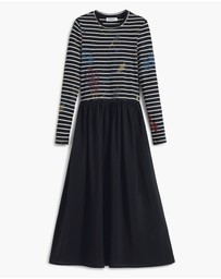 Desigual - Striped combined dress