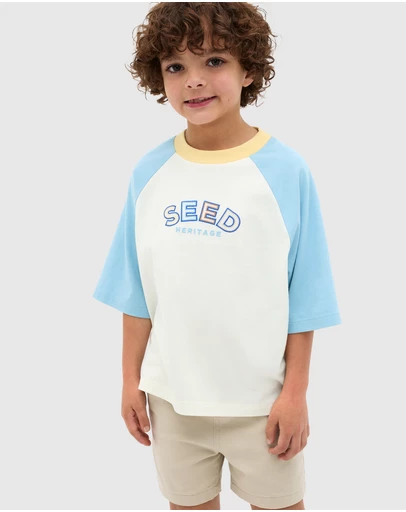 Seed Heritage - Raglan Logo Tee