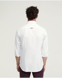 Oxford - Stratton Oxford Weave Cotton Shirt