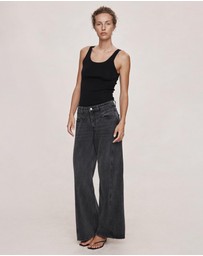 Marle - Cross Stitch Barrel Jeans