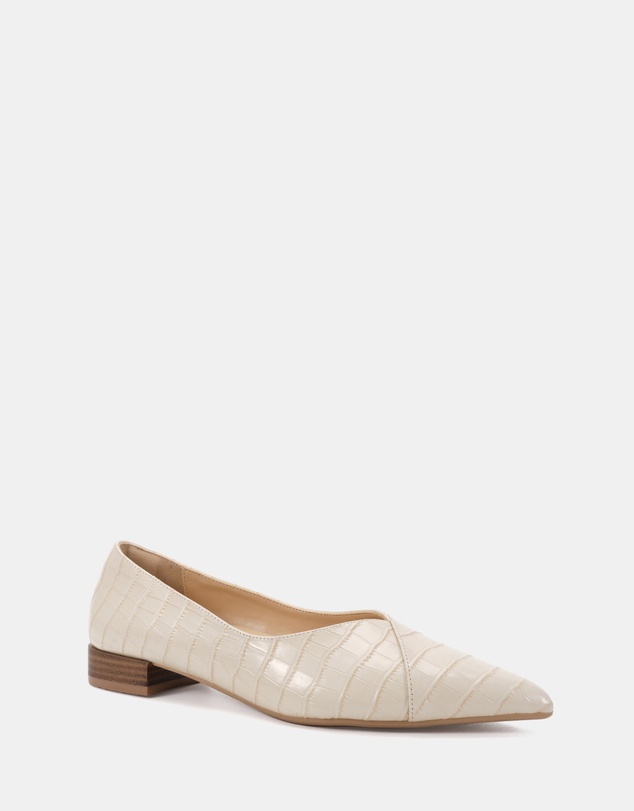 Clarks - Corrine Cream Croc