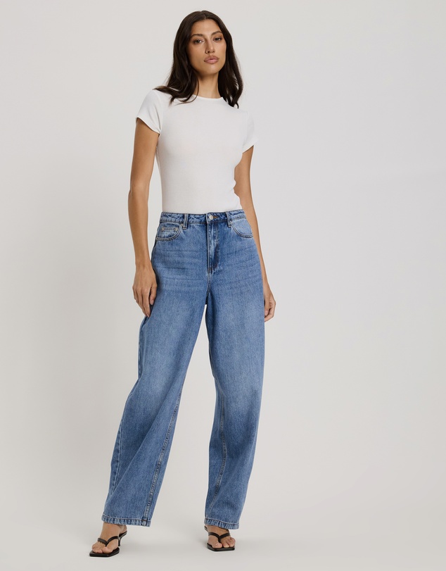 Atmos&Here - Lydia Barrel Leg Jeans