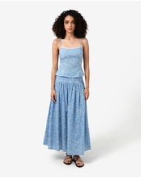 Forcast - Alisa Gathered Full Skirt