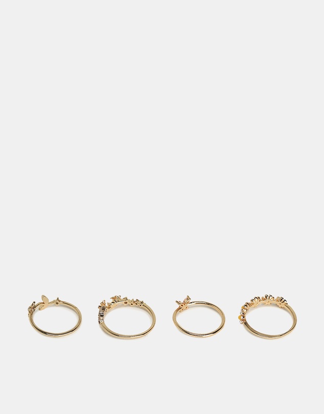 ALDO - Girlies Multipack Rings Set