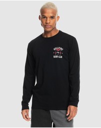 Quiksilver - Quiksilver X Stranger Things Mens Hell Fire Surf Club Long Sleeve T Shirt